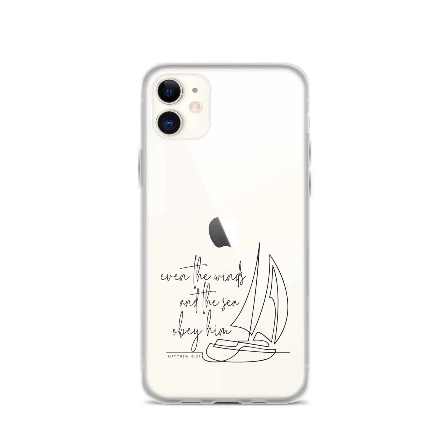 Even the winds and the sea obey Him – Matthew 8:27 - iPhone-Hülle - iPhone 11 - GfoitMa