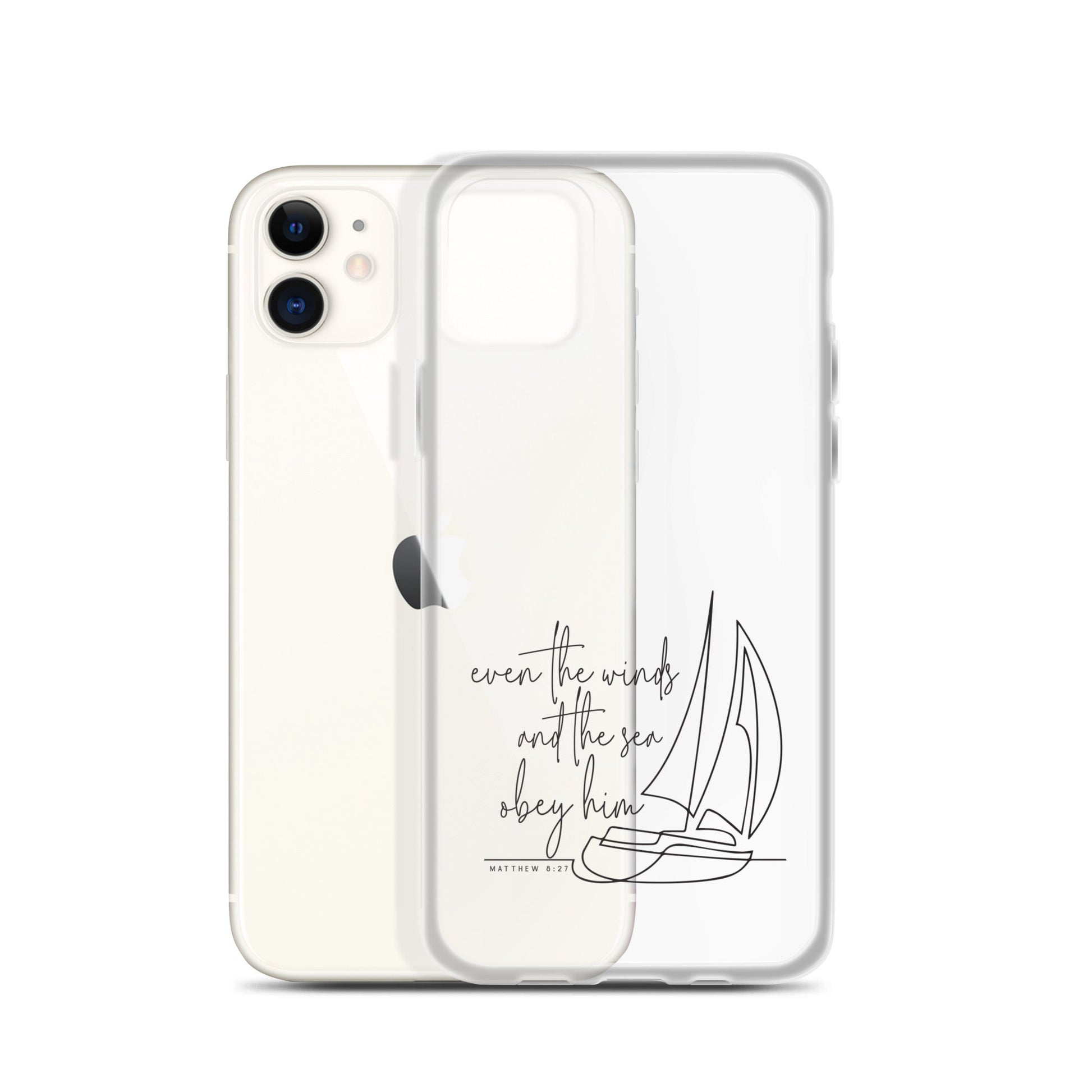 Even the winds and the sea obey Him – Matthew 8:27 - iPhone-Hülle - iPhone 11 - GfoitMa