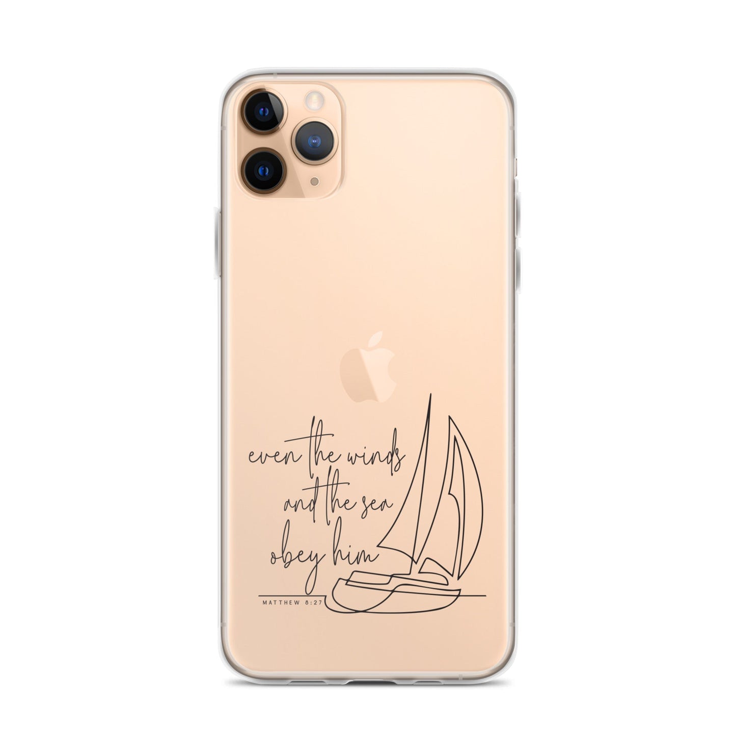 Even the winds and the sea obey Him – Matthew 8:27 - iPhone-Hülle - iPhone 11 Pro Max - GfoitMa