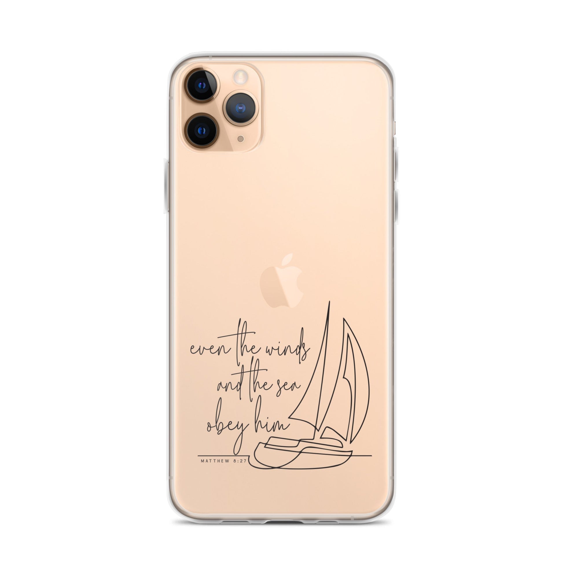 Even the winds and the sea obey Him – Matthew 8:27 - iPhone-Hülle - iPhone 11 Pro Max - GfoitMa