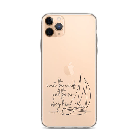 Even the winds and the sea obey Him – Matthew 8:27 - iPhone-Hülle - iPhone 11 Pro Max - GfoitMa