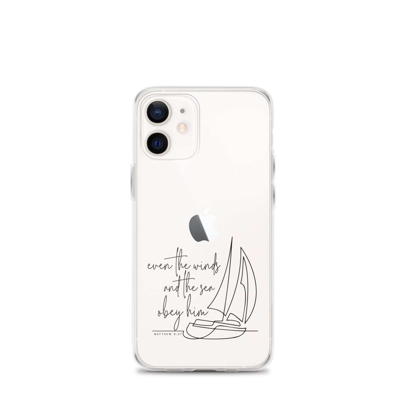 Even the winds and the sea obey Him – Matthew 8:27 - iPhone-Hülle - iPhone 12 mini - GfoitMa