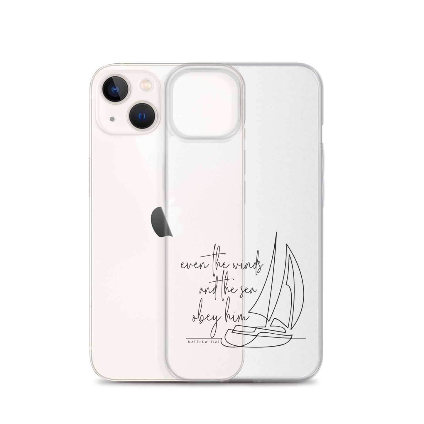 Even the winds and the sea obey Him – Matthew 8:27 - iPhone-Hülle - iPhone 13 - GfoitMa