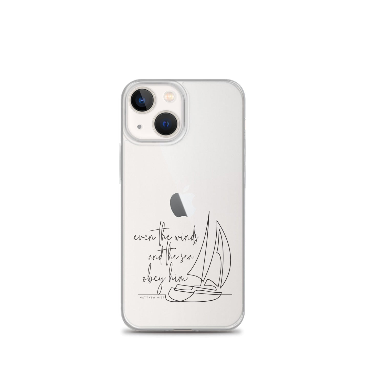 Even the winds and the sea obey Him – Matthew 8:27 - iPhone-Hülle - iPhone 13 mini - GfoitMa