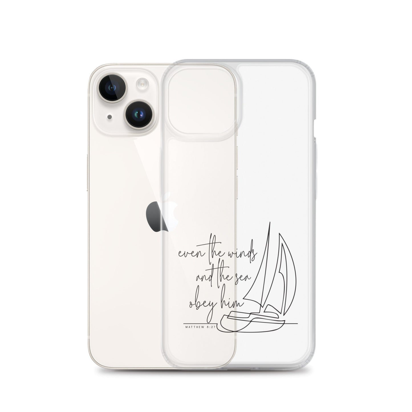 Even the winds and the sea obey Him – Matthew 8:27 - iPhone-Hülle - iPhone 14 - GfoitMa