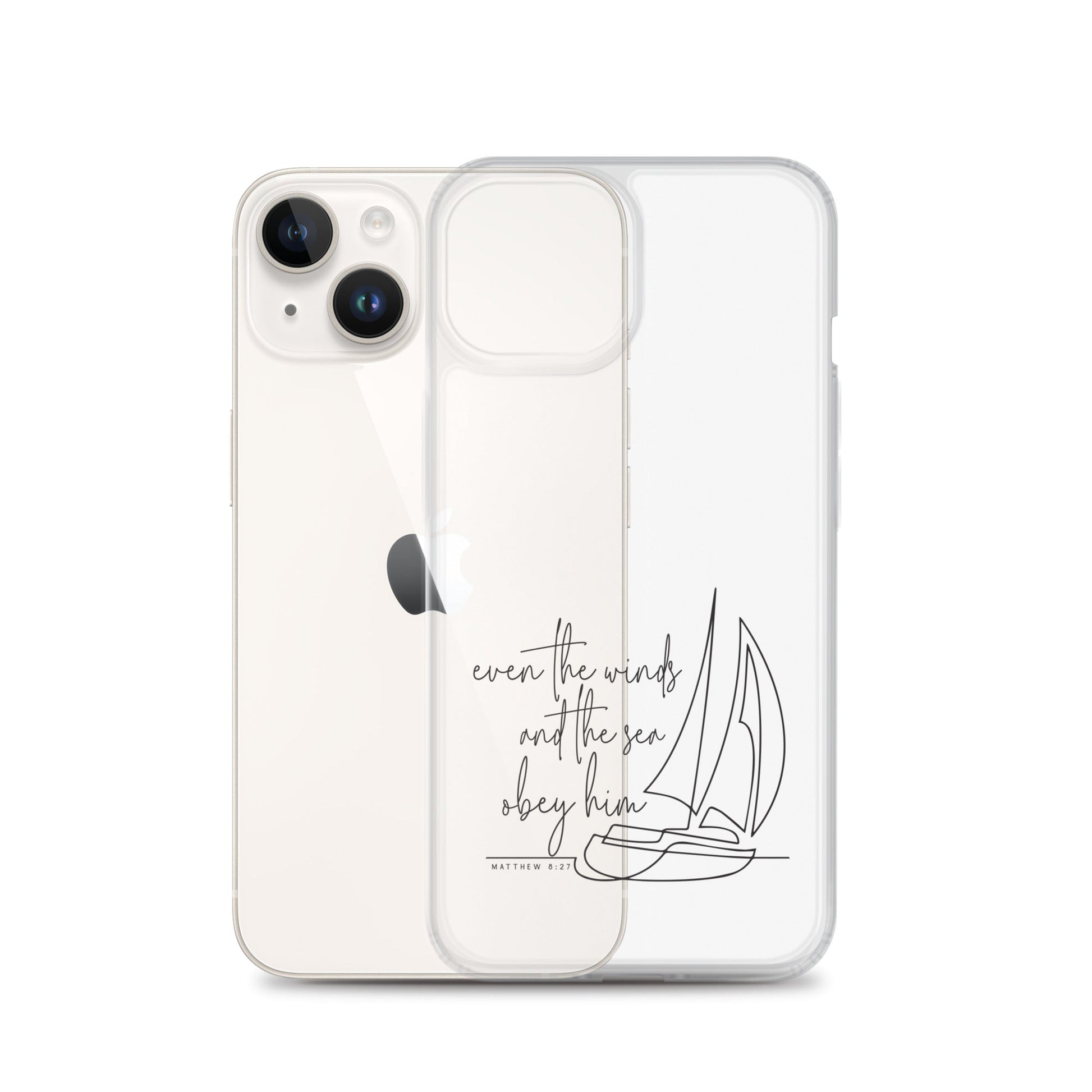 Even the winds and the sea obey Him – Matthew 8:27 - iPhone-Hülle - iPhone 14 - GfoitMa