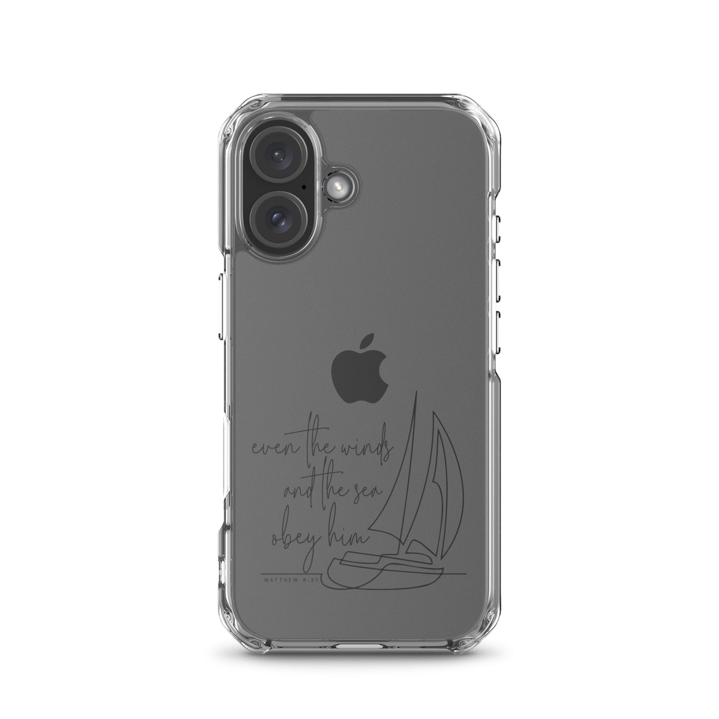 Even the winds and the sea obey Him – Matthew 8:27 - iPhone-Hülle - iPhone 16 - GfoitMa