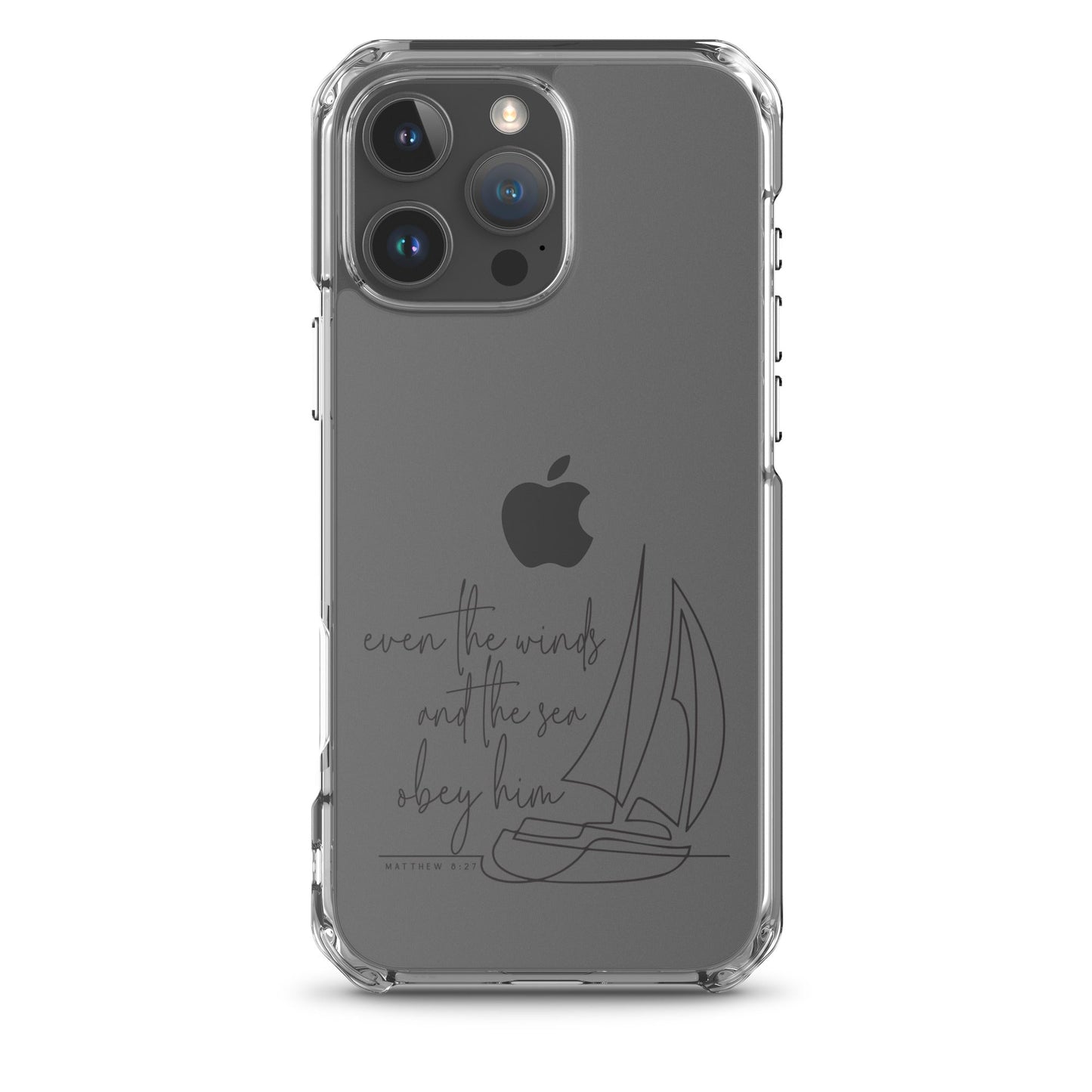Even the winds and the sea obey Him – Matthew 8:27 - iPhone-Hülle - iPhone 16 Pro Max - GfoitMa