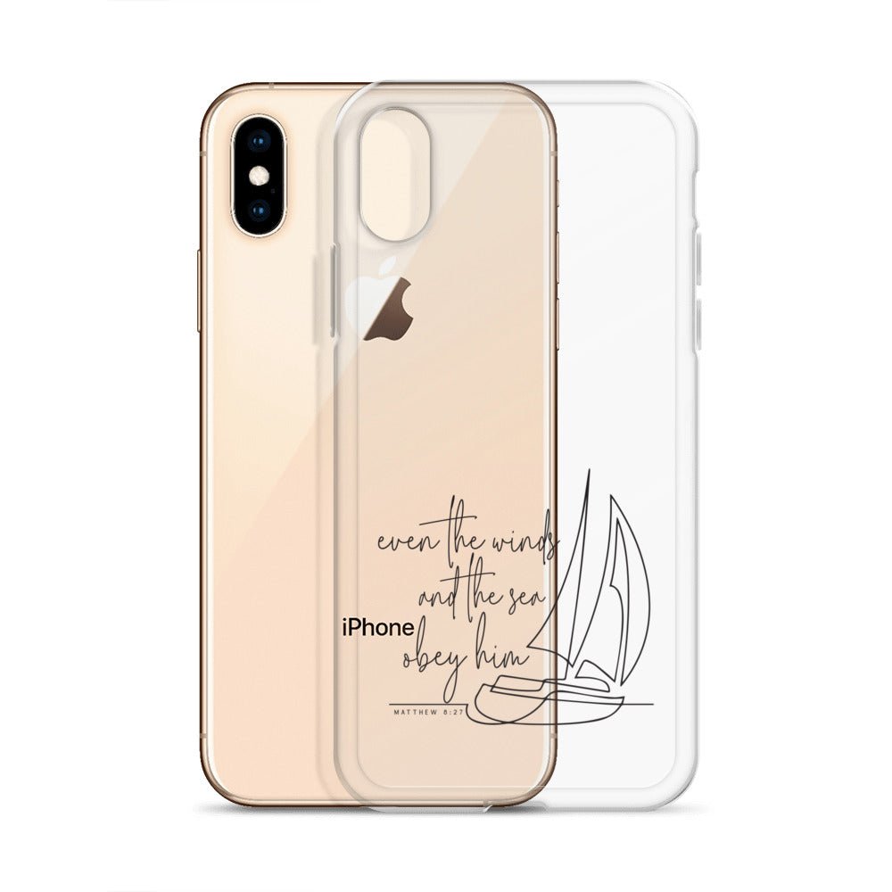 Even the winds and the sea obey Him – Matthew 8:27 - iPhone-Hülle - iPhone X/XS - GfoitMa