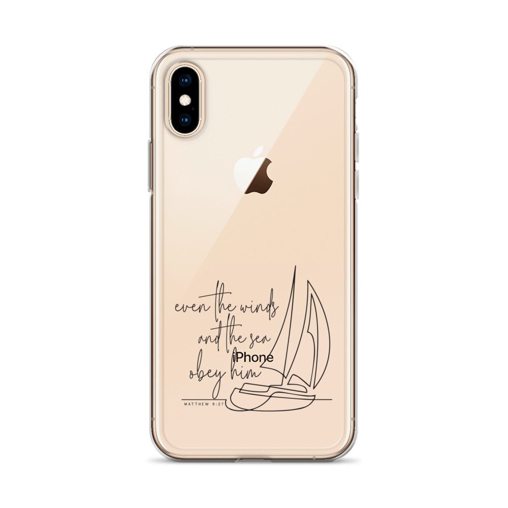 Even the winds and the sea obey Him – Matthew 8:27 - iPhone-Hülle - iPhone X/XS - GfoitMa