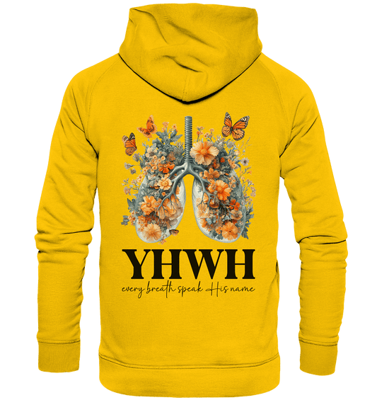 Every Breath Speak His Name – Leben, das Lobpreis atmet | Christliche Kleidung - Kids Premium Hoodie - Kids & Babys - Sunflower - GfoitMa