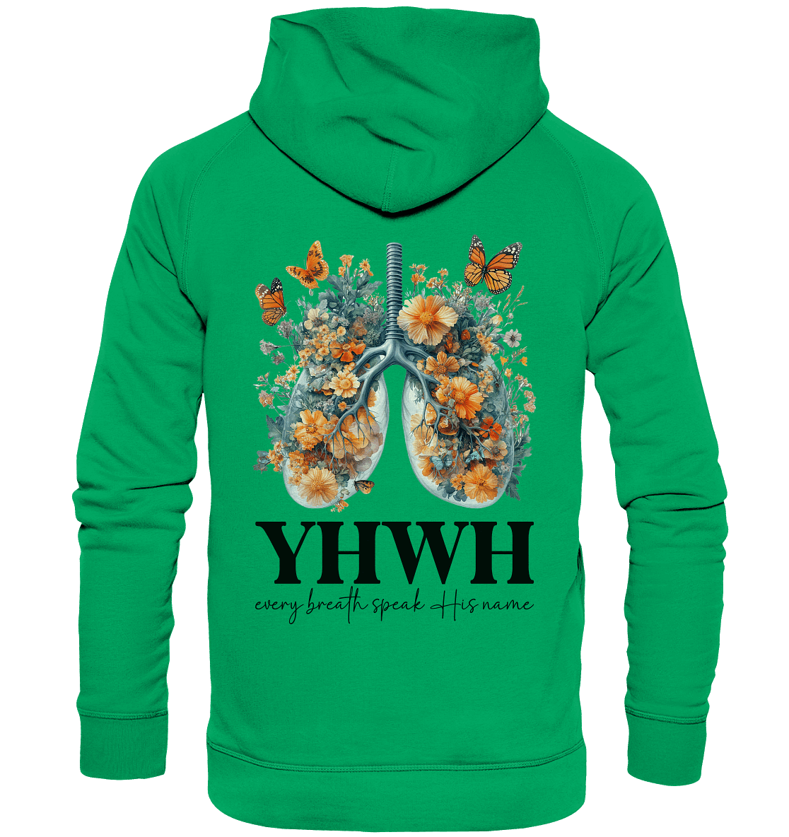 Every Breath Speak His Name – Leben, das Lobpreis atmet | Christliche Kleidung - Kids Premium Hoodie - Kids & Babys - Kelly Green - GfoitMa