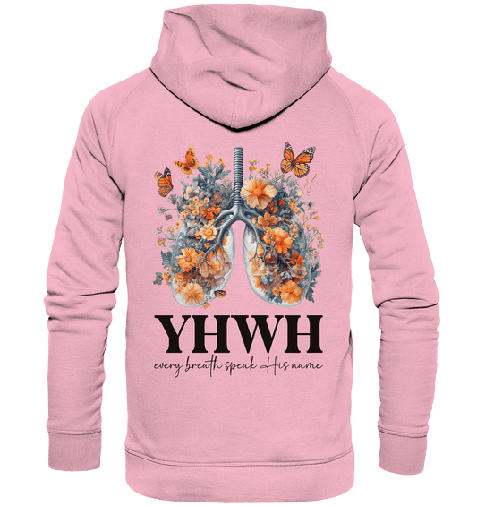 Every Breath Speak His Name – Leben, das Lobpreis atmet | Christliche Kleidung - Kids Premium Hoodie - Kids & Babys - Light Pink - GfoitMa