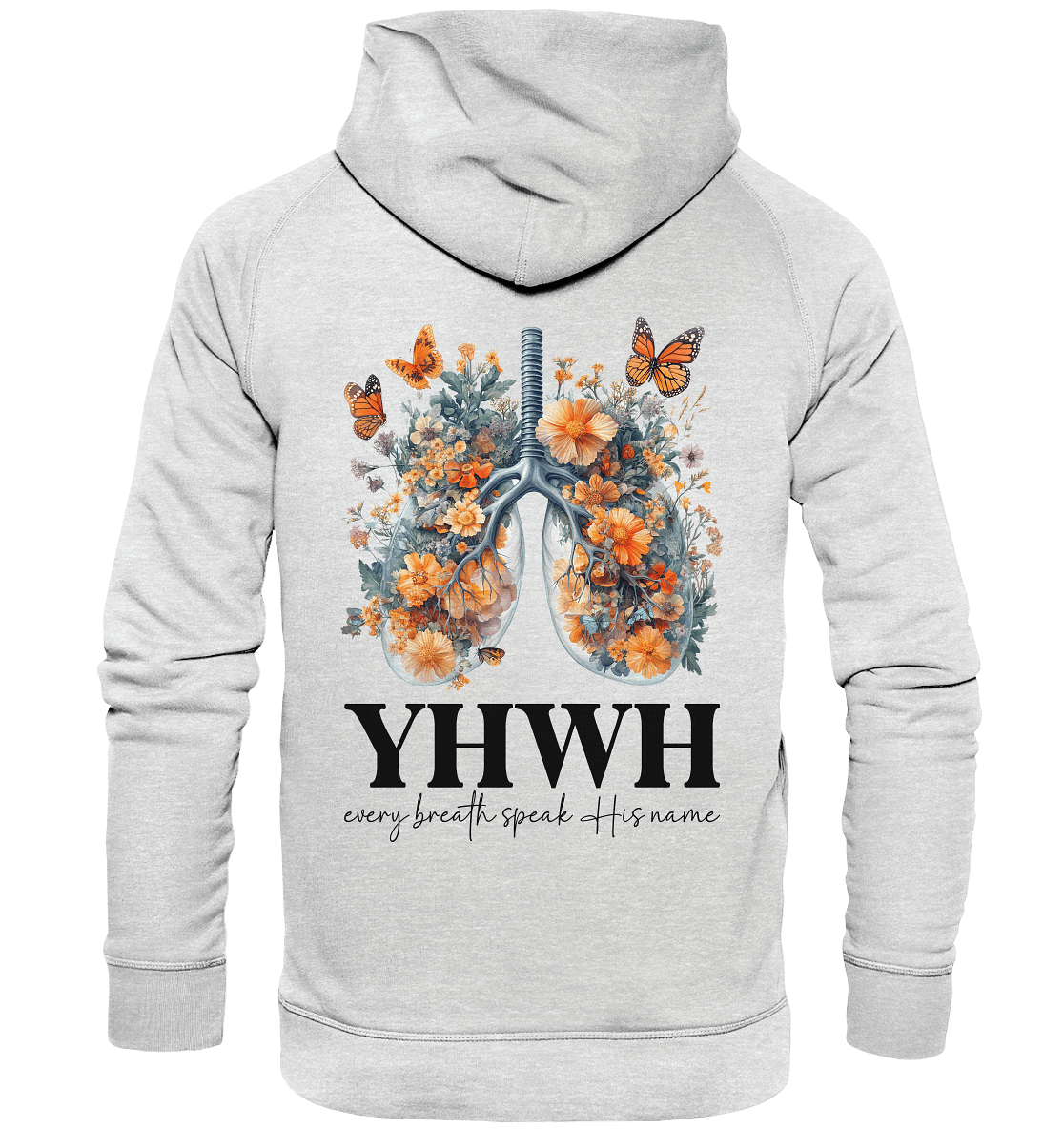 Every Breath Speak His Name – Leben, das Lobpreis atmet | Christliche Kleidung - Kids Premium Hoodie - Kids & Babys - Heather Grey (meliert) - GfoitMa