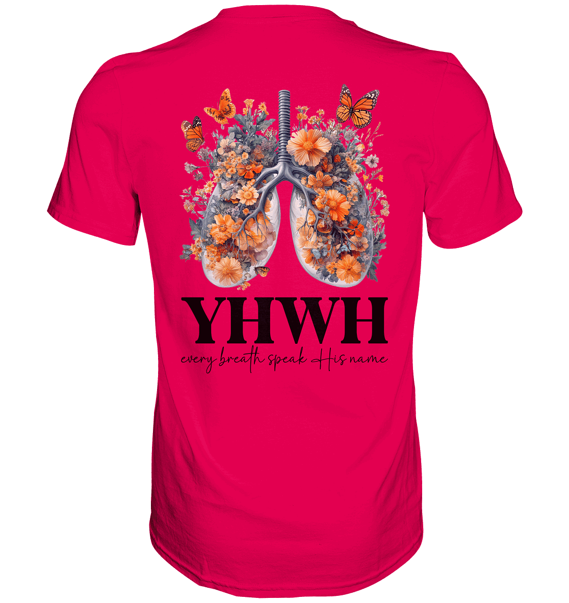 Every Breath Speak His Name – Leben, das Lobpreis atmet | Christliche Kleidung - Premium Shirt - Unisex-Shirts - Sorbet - GfoitMa