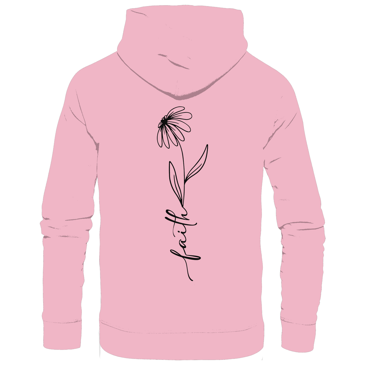 Faith – Glaube, der aufblüht - Kids Premium Hoodie - Kids & Babys - Light Pink - GfoitMa