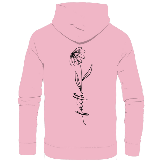 Faith – Glaube, der aufblüht - Kids Premium Hoodie - Kids & Babys - Light Pink - GfoitMa