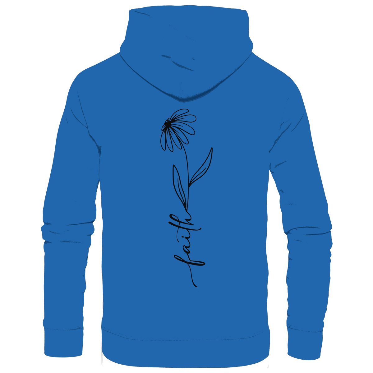 Faith – Glaube, der aufblüht - Kids Premium Hoodie - Kids & Babys - Royal Blau - GfoitMa