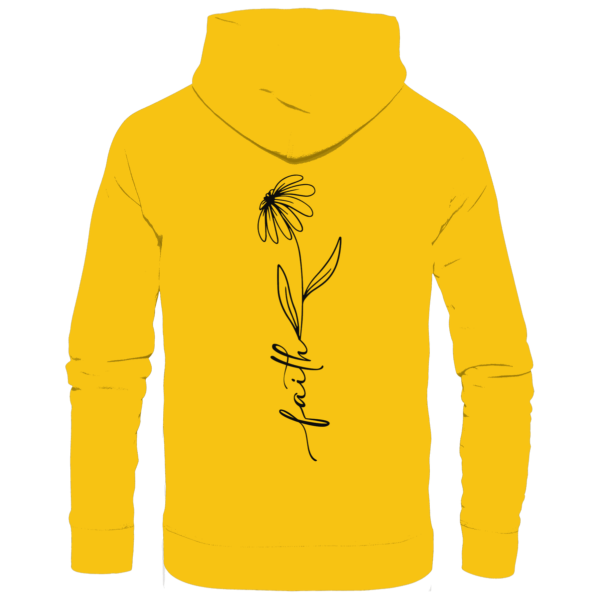 Faith – Glaube, der aufblüht - Kids Premium Hoodie - Kids & Babys - Sunflower - GfoitMa