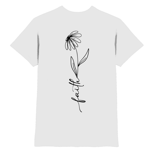 Faith – Glaube, der aufblüht - Premium Shirt - Unisex-Shirts - White - GfoitMa