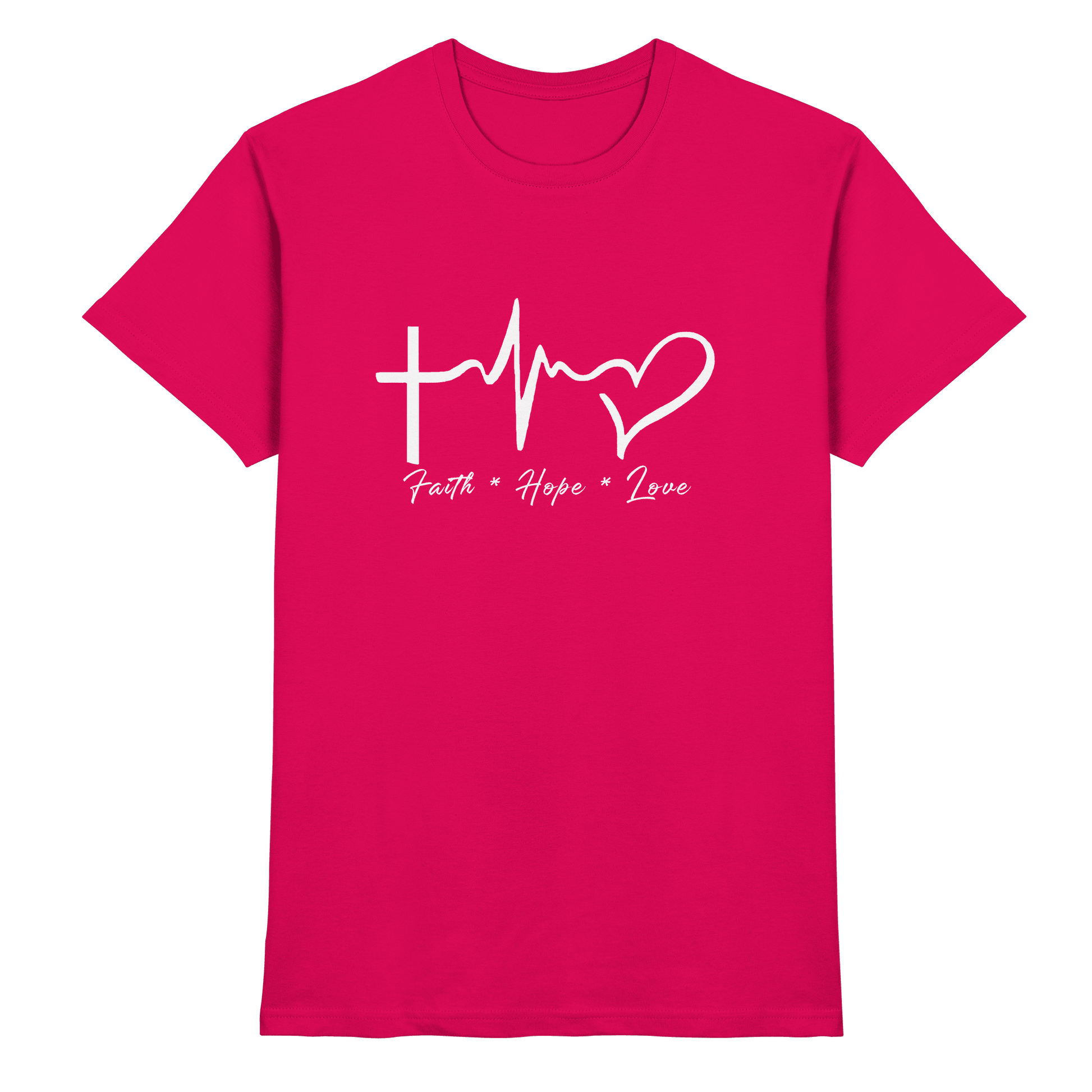Faith * Hope * Love - Premium Shirt - Unisex-Shirts - Sorbet - GfoitMa