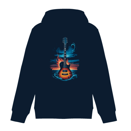 Fire & Water Guitar – Künstlerisches Gitarren Design für Musiker & Worshipper - Zipper - Jacken/ Zipper - Navy - GfoitMa