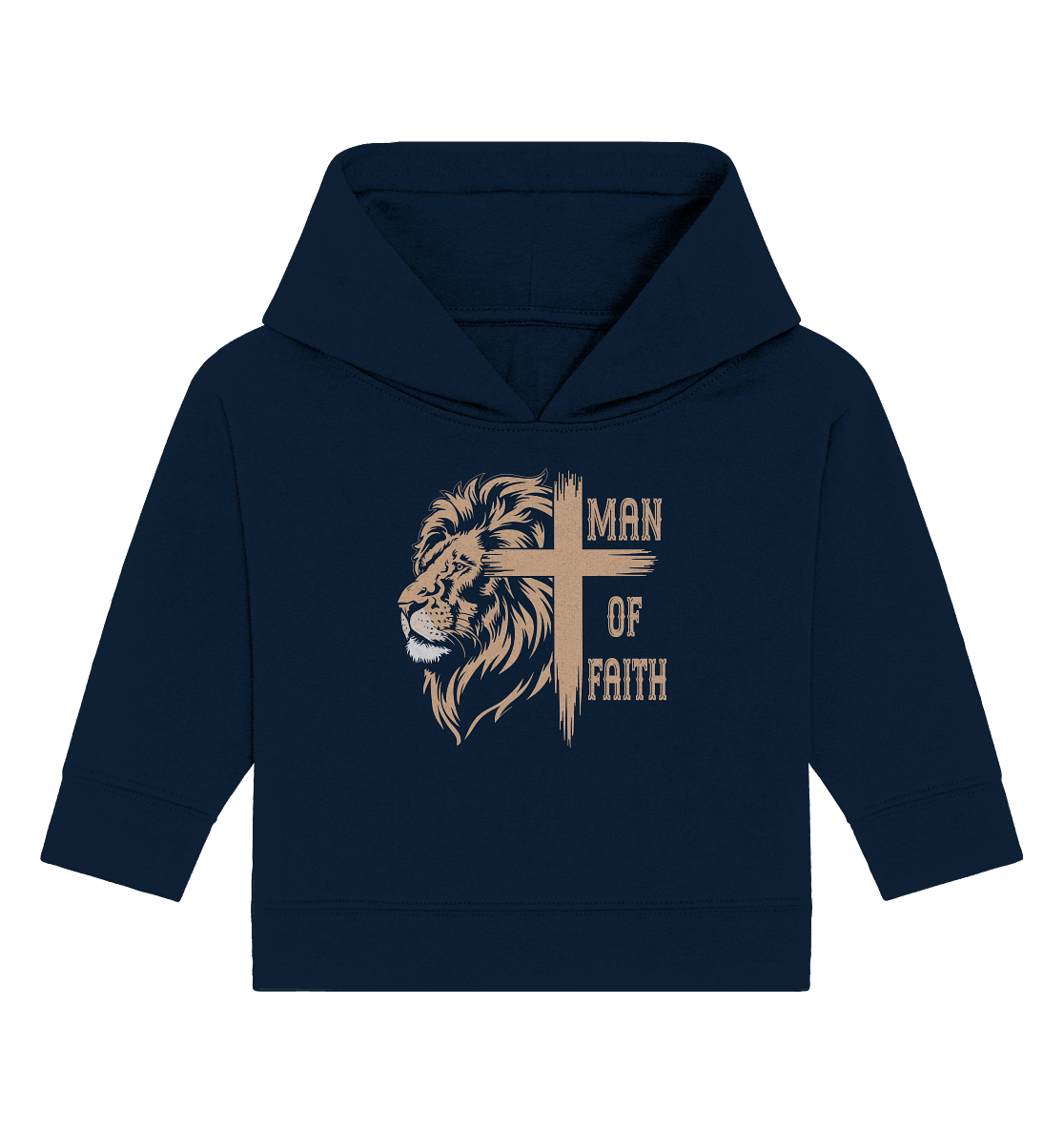 Man of Faith | Christliche Designs - Baby Organic Hoodie
