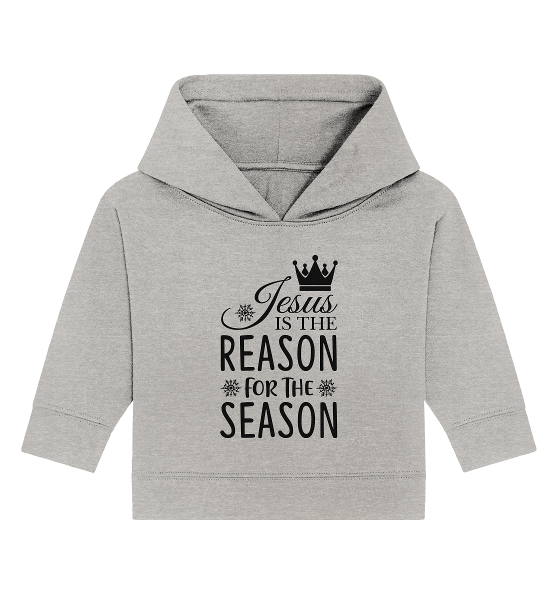 Jesus – Der Grund für die Weihnachtszeit | Christliche Geschenke - Baby Organic Hoodie