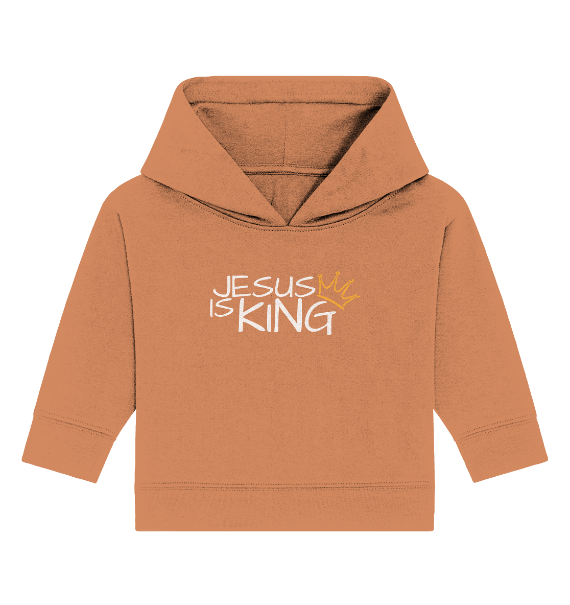 Jesus is King – Eine kraftvolle Botschaft des Glaubens | Christliche Kleidung - Baby Organic Hoodie