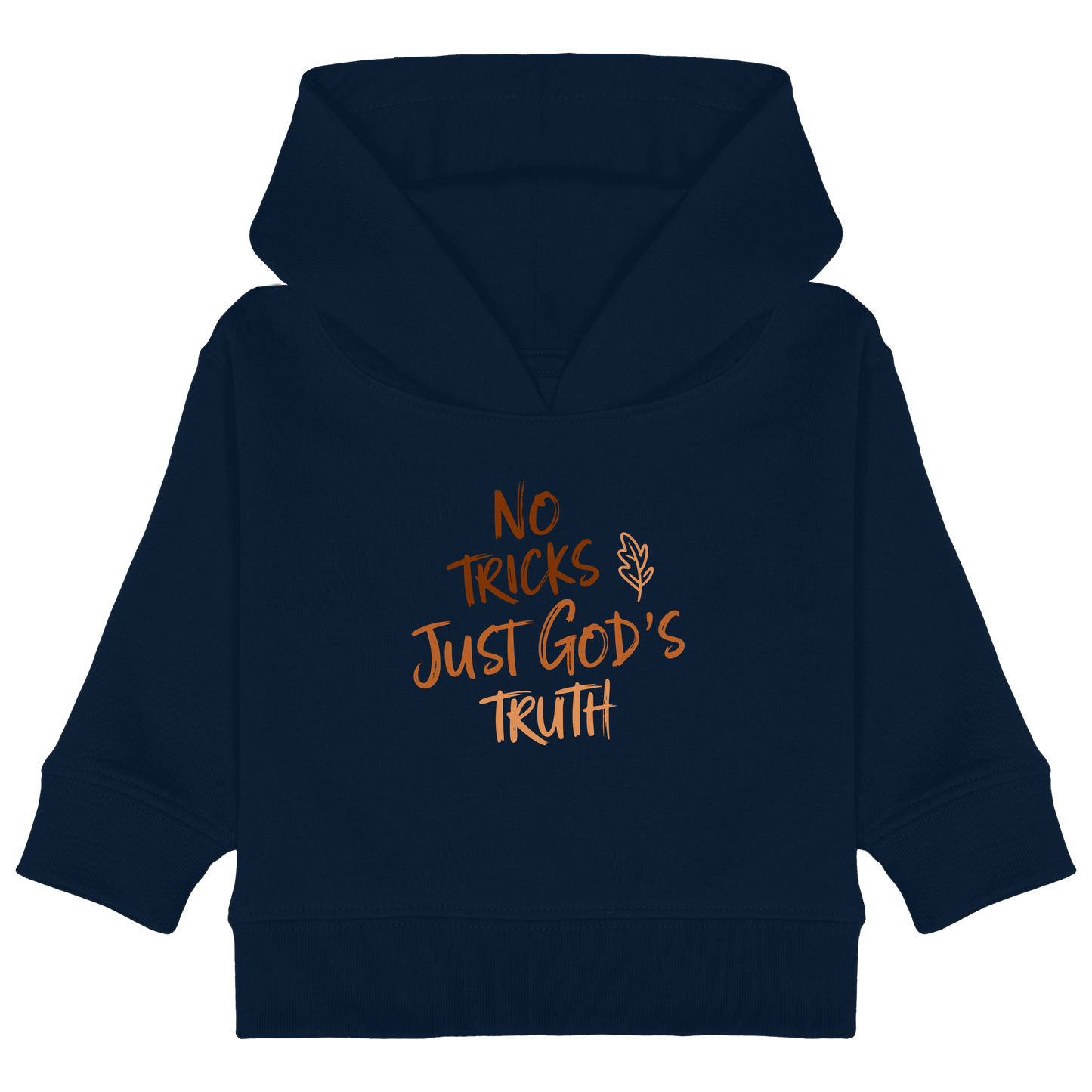 No Tricks – Just God’s Truth | Christliche Kleidung & Geschenke im Retro-Design für Herbst & Halloween - Baby Organic Hoodie