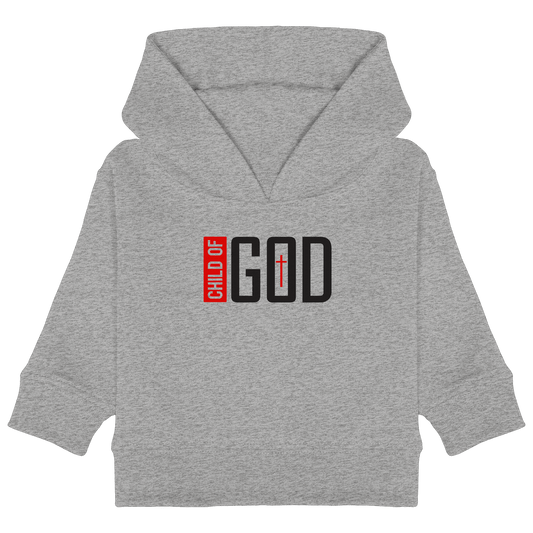 Child of God – Deine Identität in Christus | Christliche Kleidung - Baby Organic Hoodie