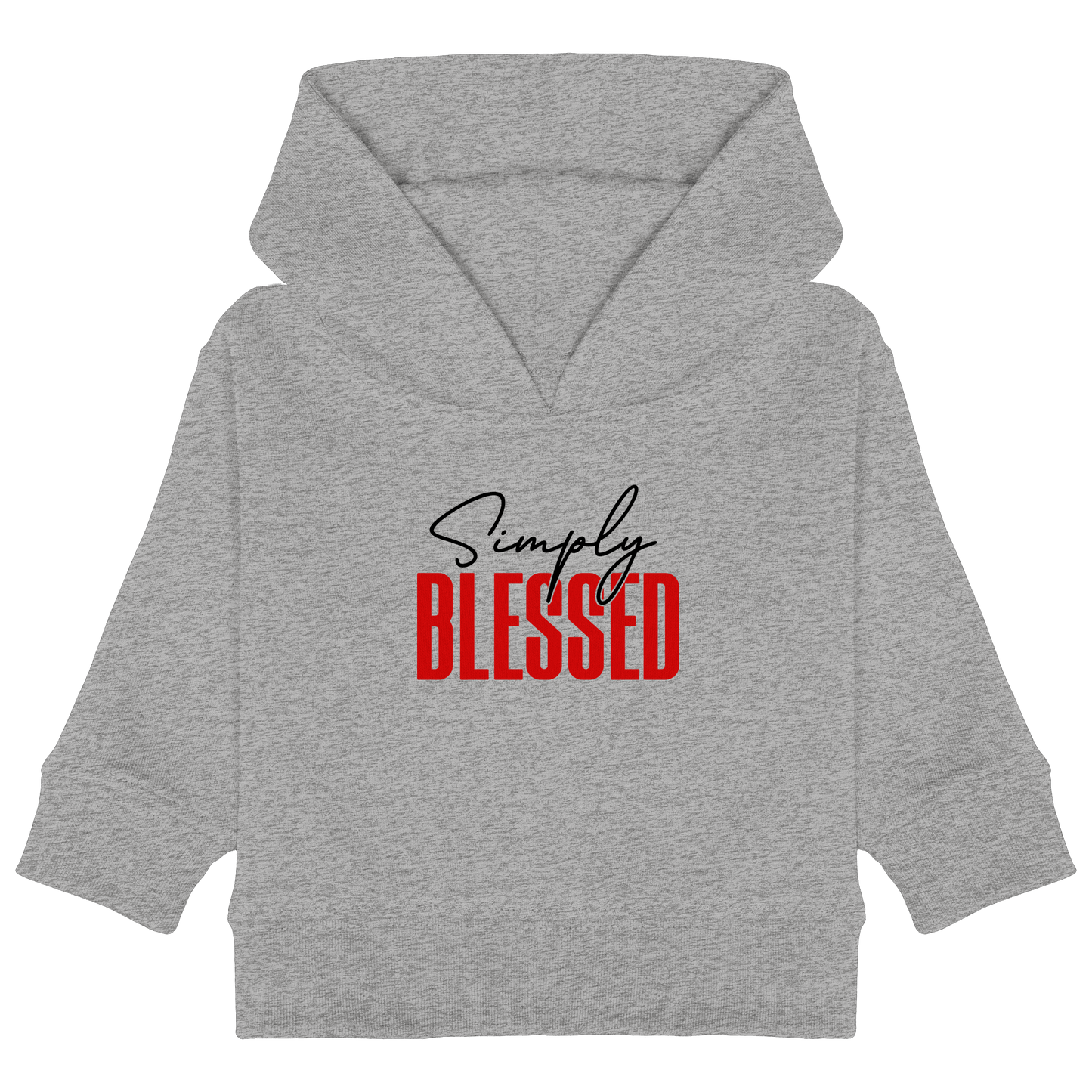 Simply Blessed | Christliches Design mit klarer Botschaft - Baby Organic Hoodie