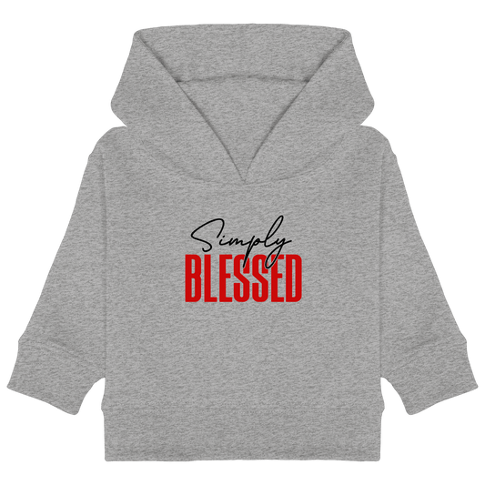 Simply Blessed | Christliches Design mit klarer Botschaft - Baby Organic Hoodie