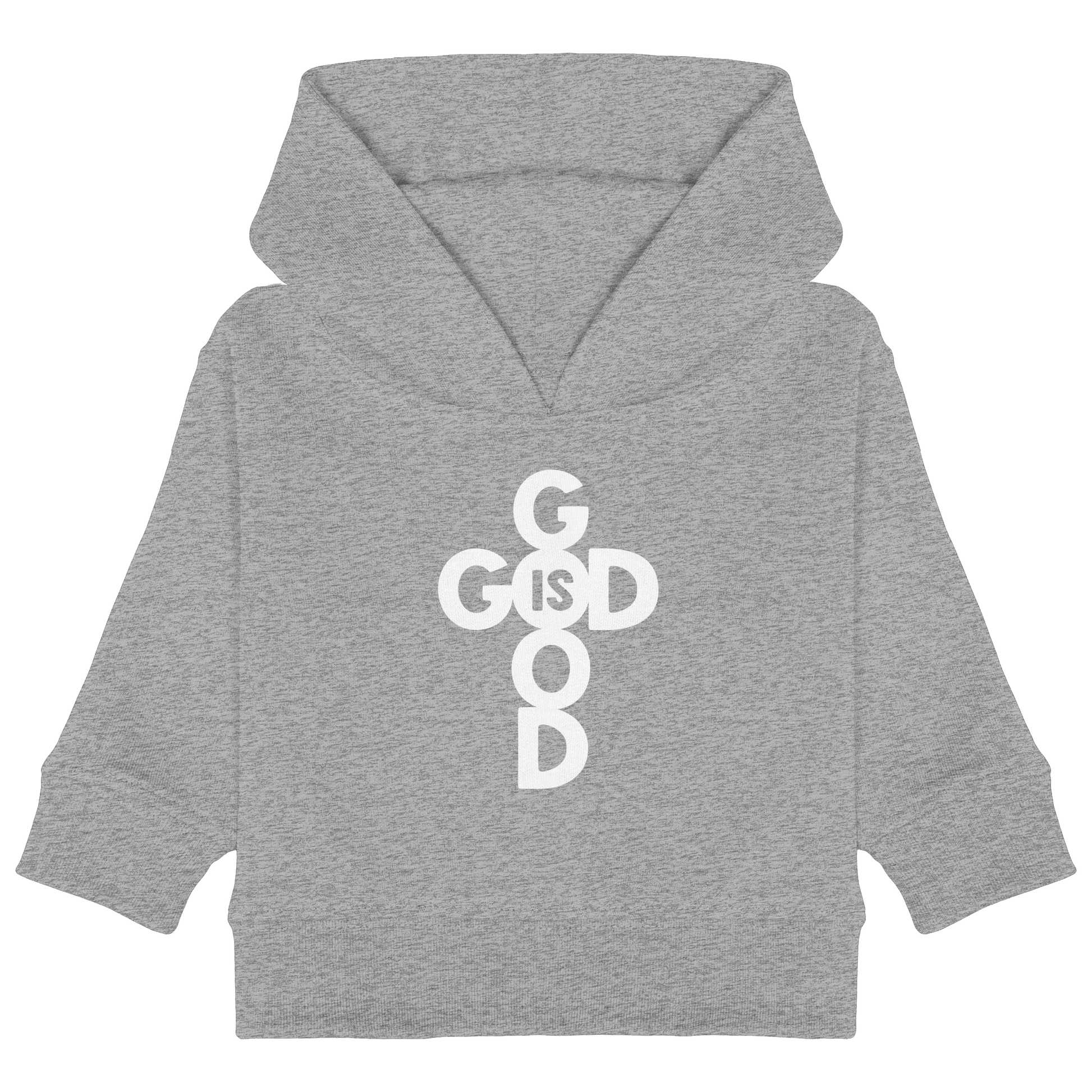 God is Good | Christliche Kleidung & Geschenke im Kreuz-Design - Baby Organic Hoodie