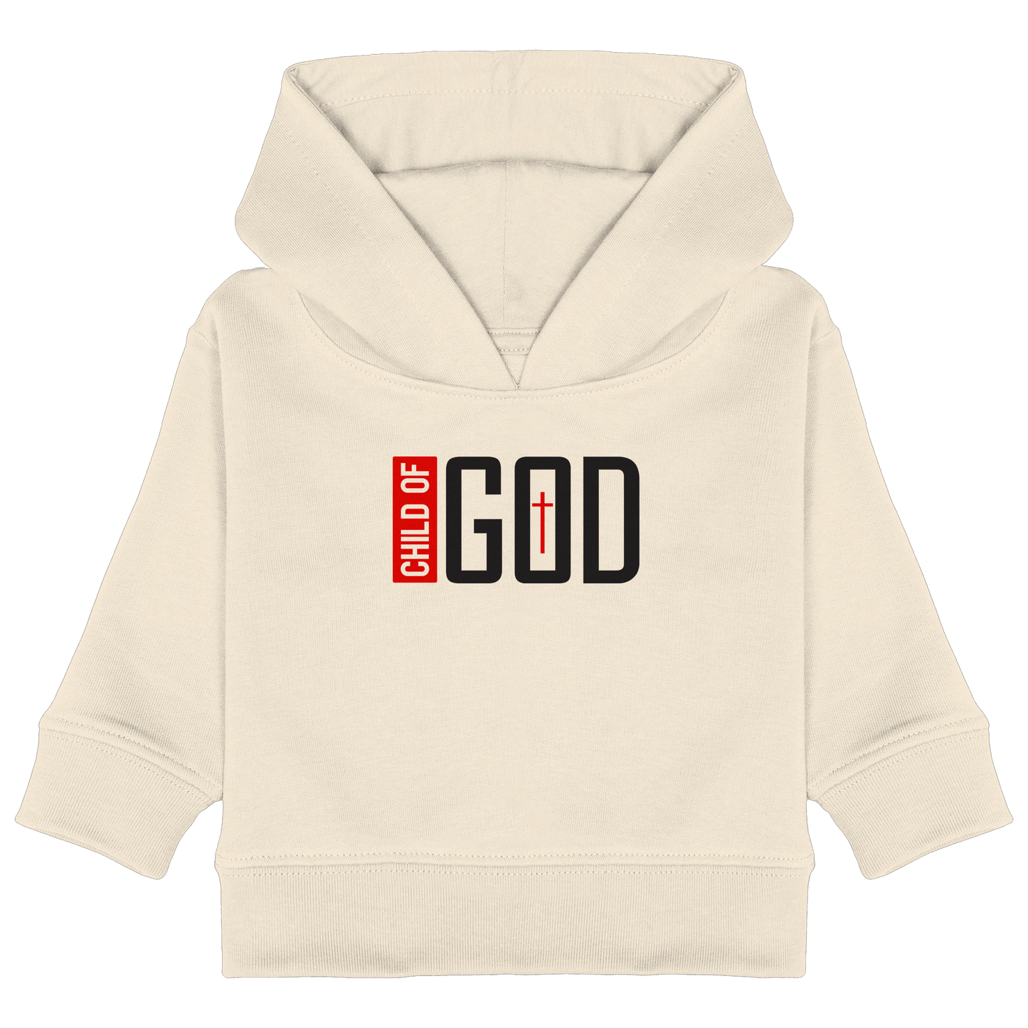 Child of God – Deine Identität in Christus | Christliche Kleidung - Baby Organic Hoodie