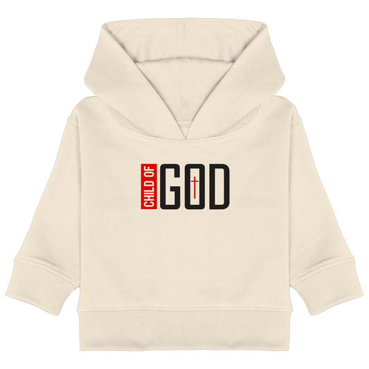 Child of God – Deine Identität in Christus | Christliche Kleidung - Baby Organic Hoodie