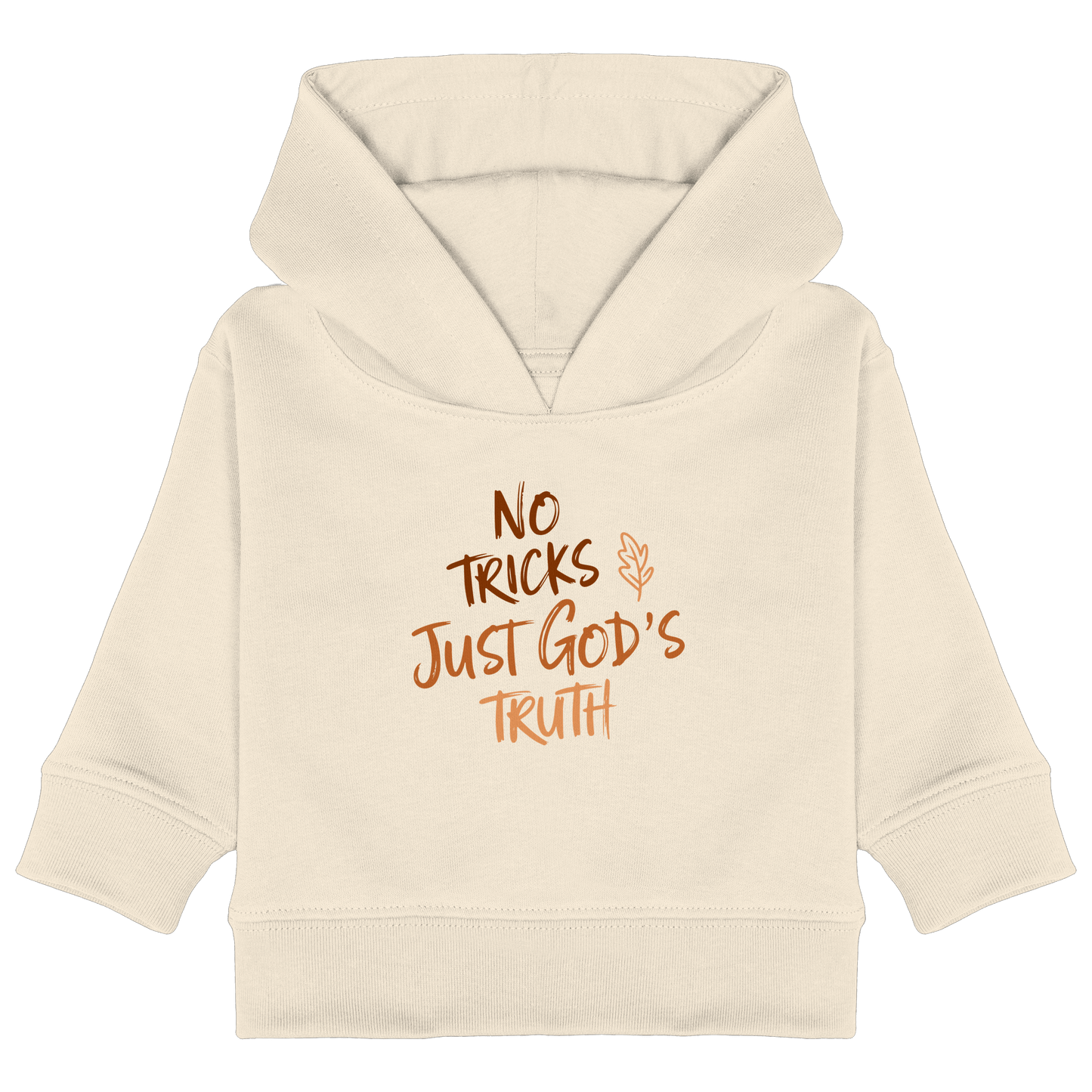 No Tricks – Just God’s Truth | Christliche Kleidung & Geschenke im Retro-Design für Herbst & Halloween - Baby Organic Hoodie