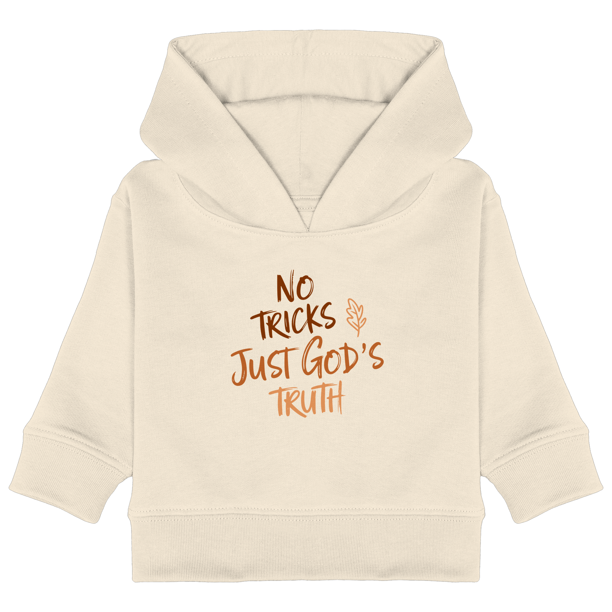 No Tricks – Just God’s Truth | Christliche Kleidung & Geschenke im Retro-Design für Herbst & Halloween - Baby Organic Hoodie