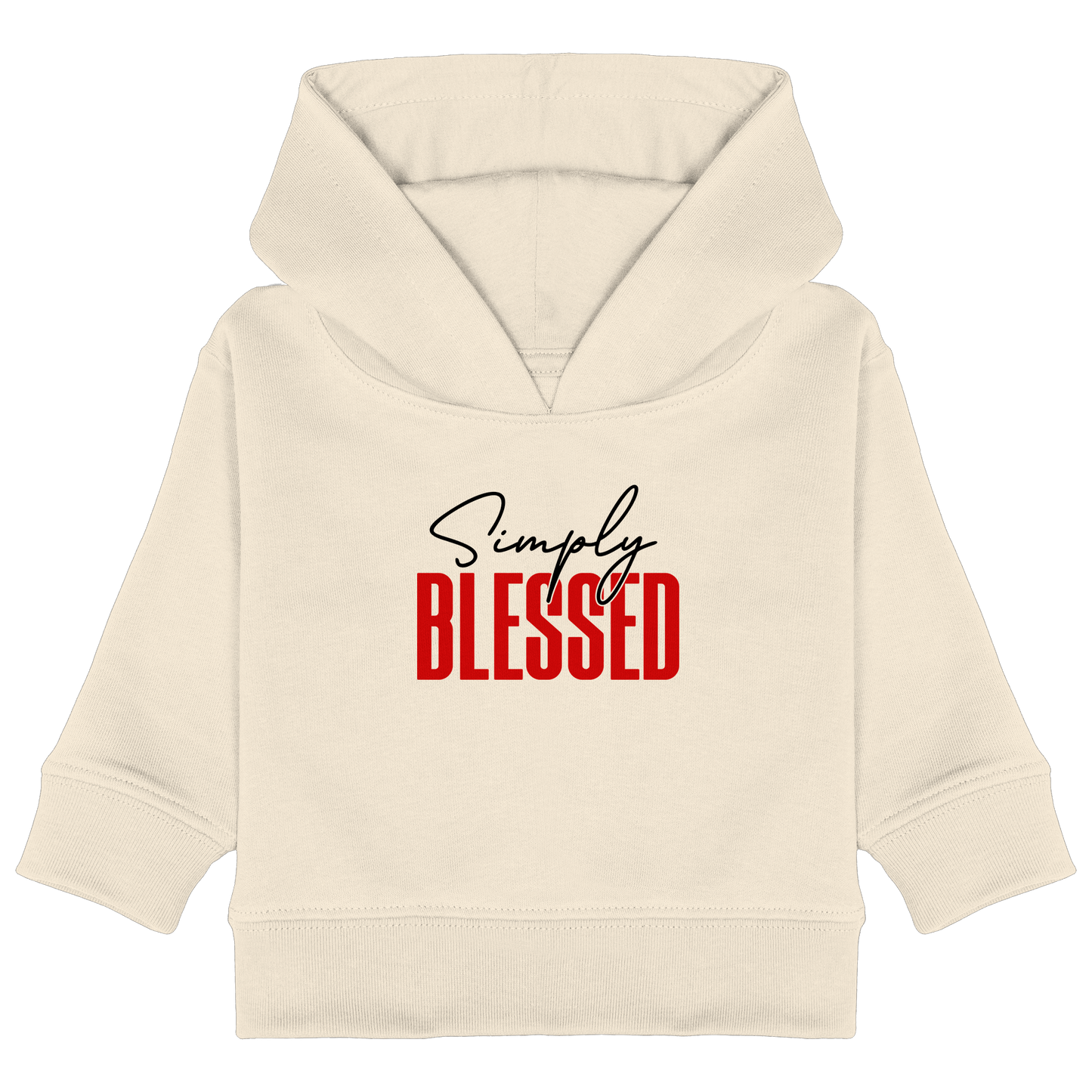 Simply Blessed | Christliches Design mit klarer Botschaft - Baby Organic Hoodie