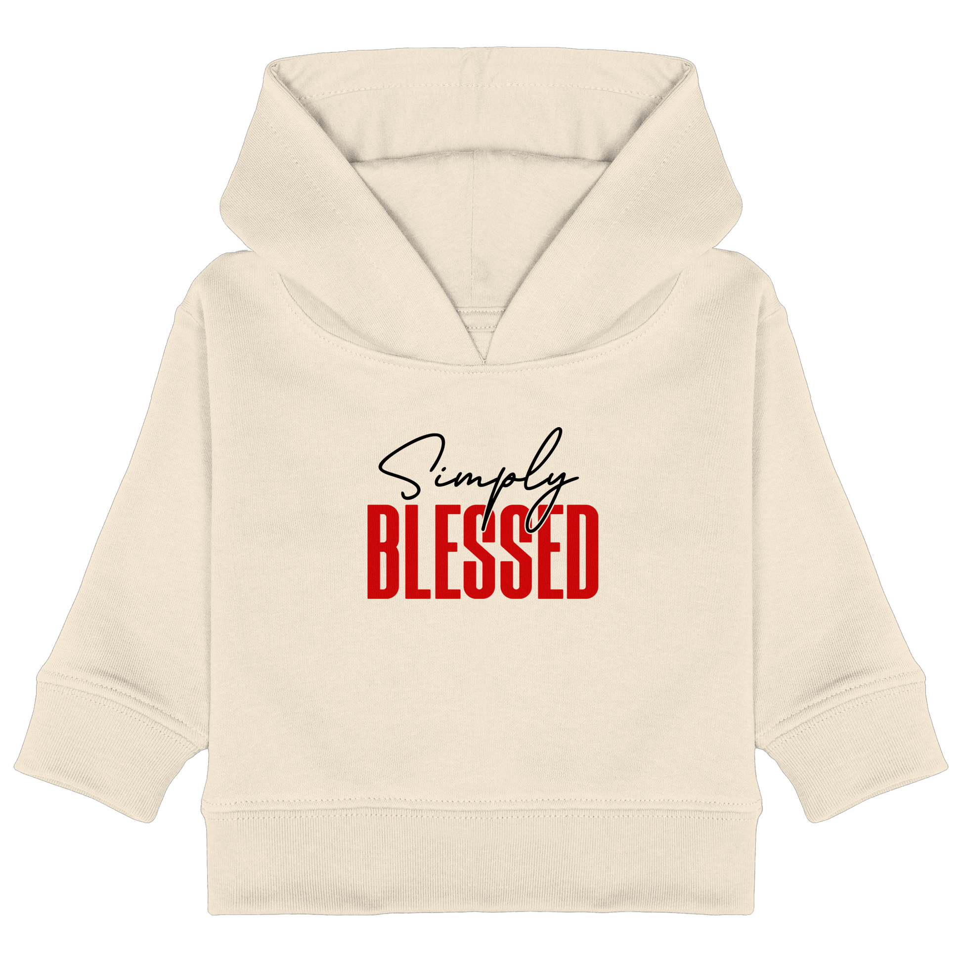 Simply Blessed | Christliches Design mit klarer Botschaft - Baby Organic Hoodie