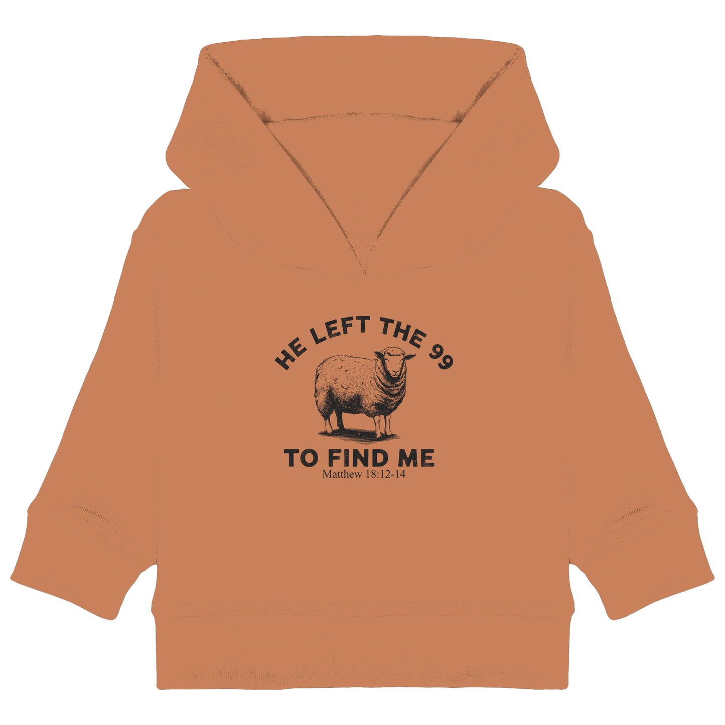 He Left the 99 to Find Me | Persönliches Glaubensbekenntnis - Baby Organic Hoodie