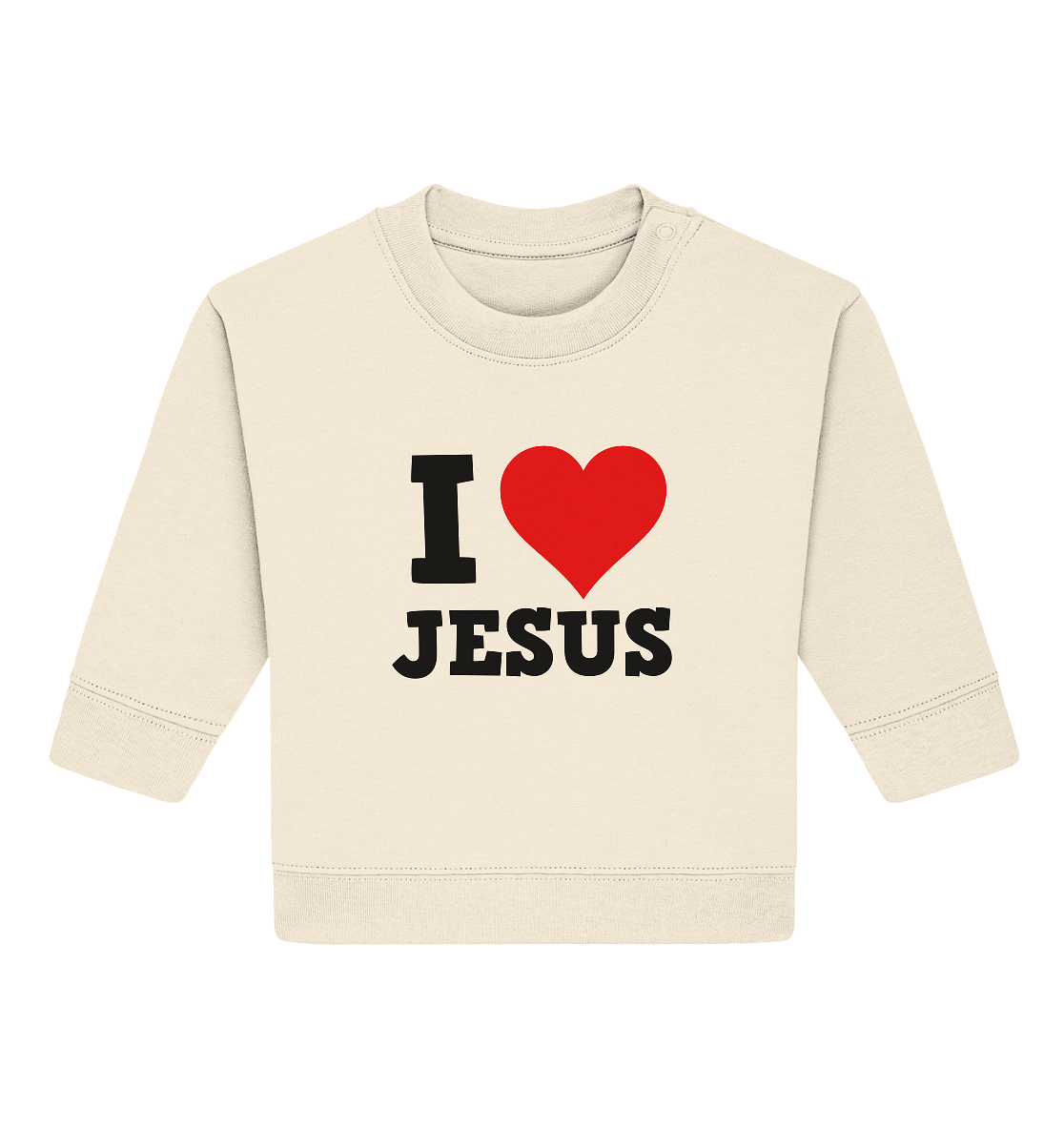 I Love Jesus - Baby Organic Sweatshirt