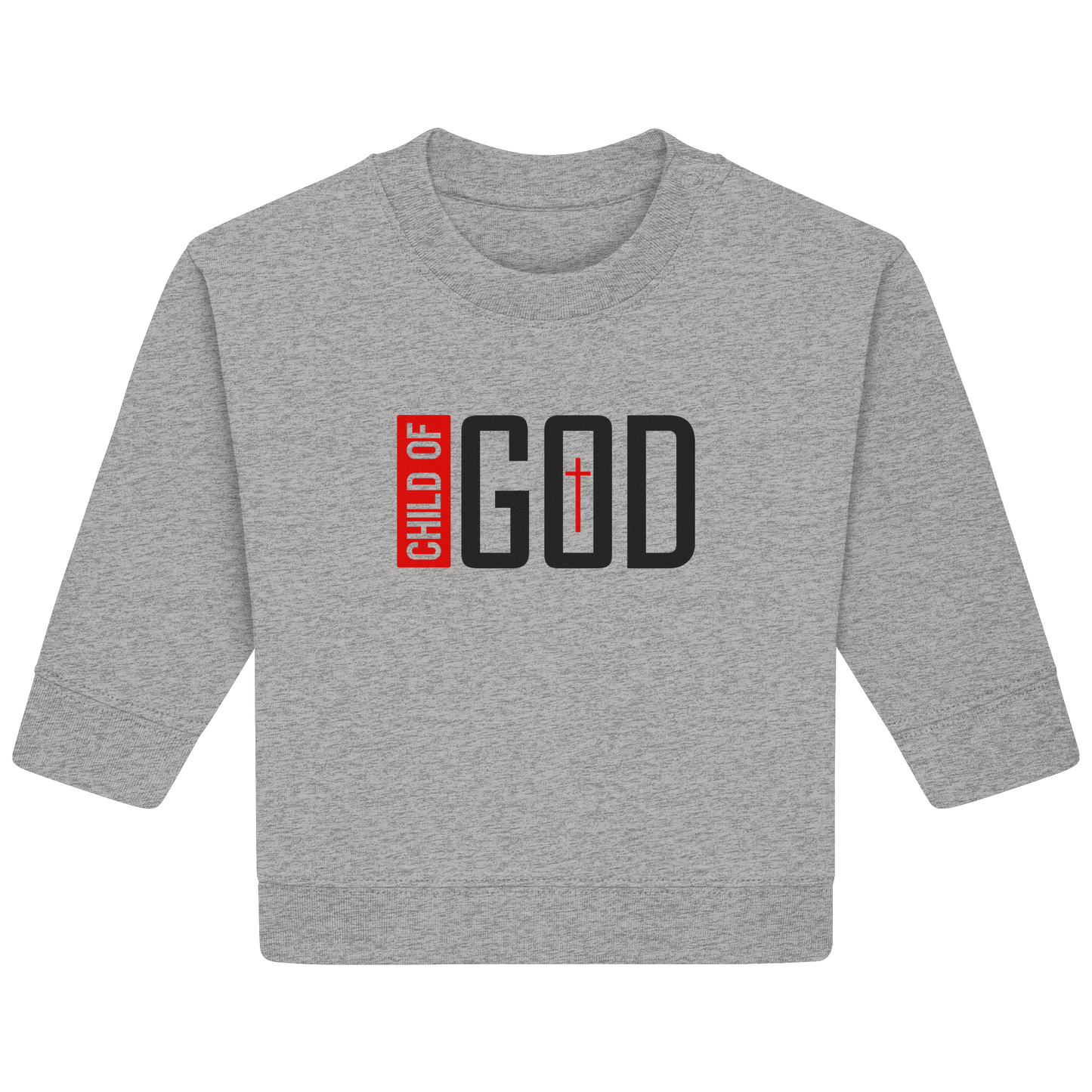 Child of God – Deine Identität in Christus | Christliche Kleidung - Baby Organic Sweatshirt