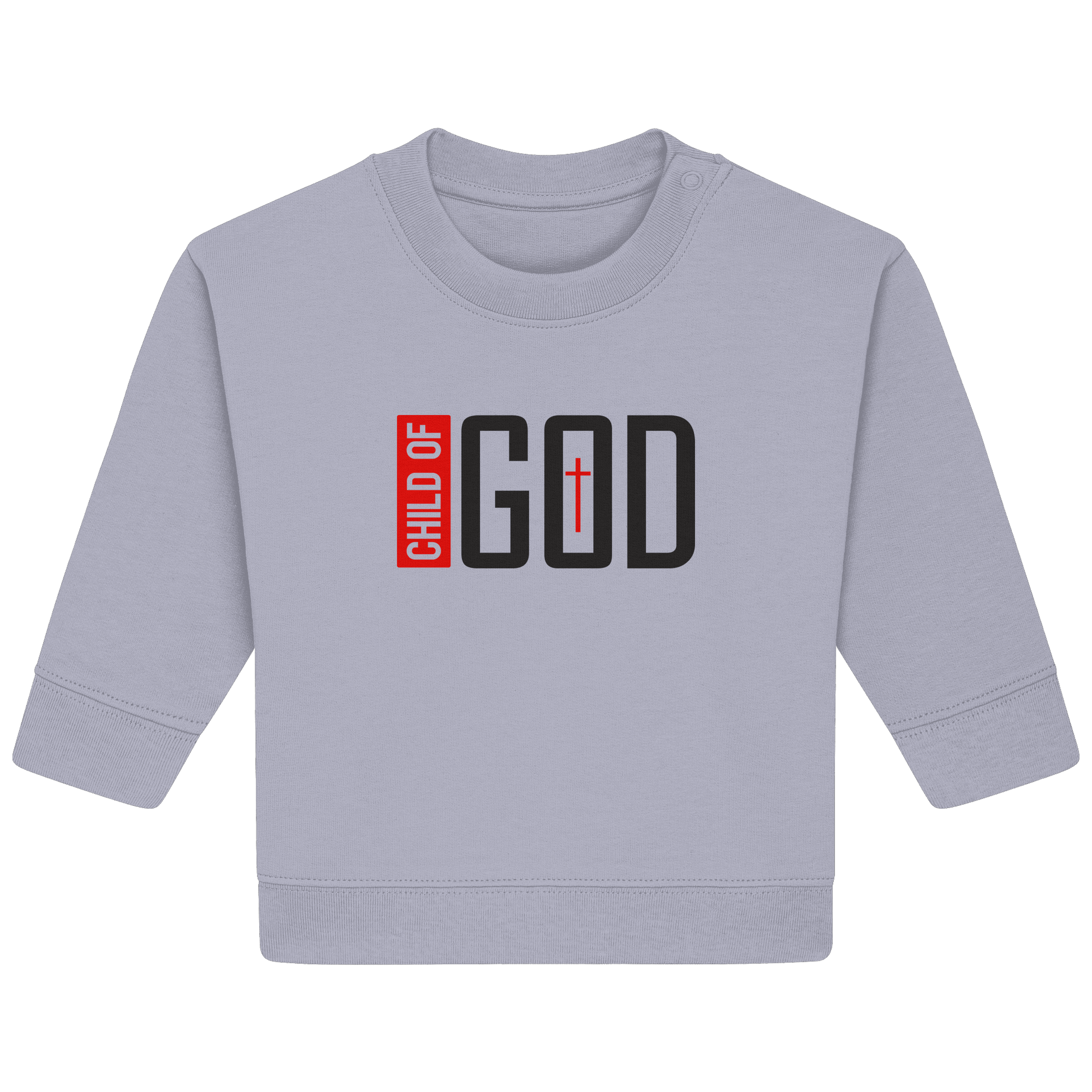 Child of God – Deine Identität in Christus | Christliche Kleidung - Baby Organic Sweatshirt
