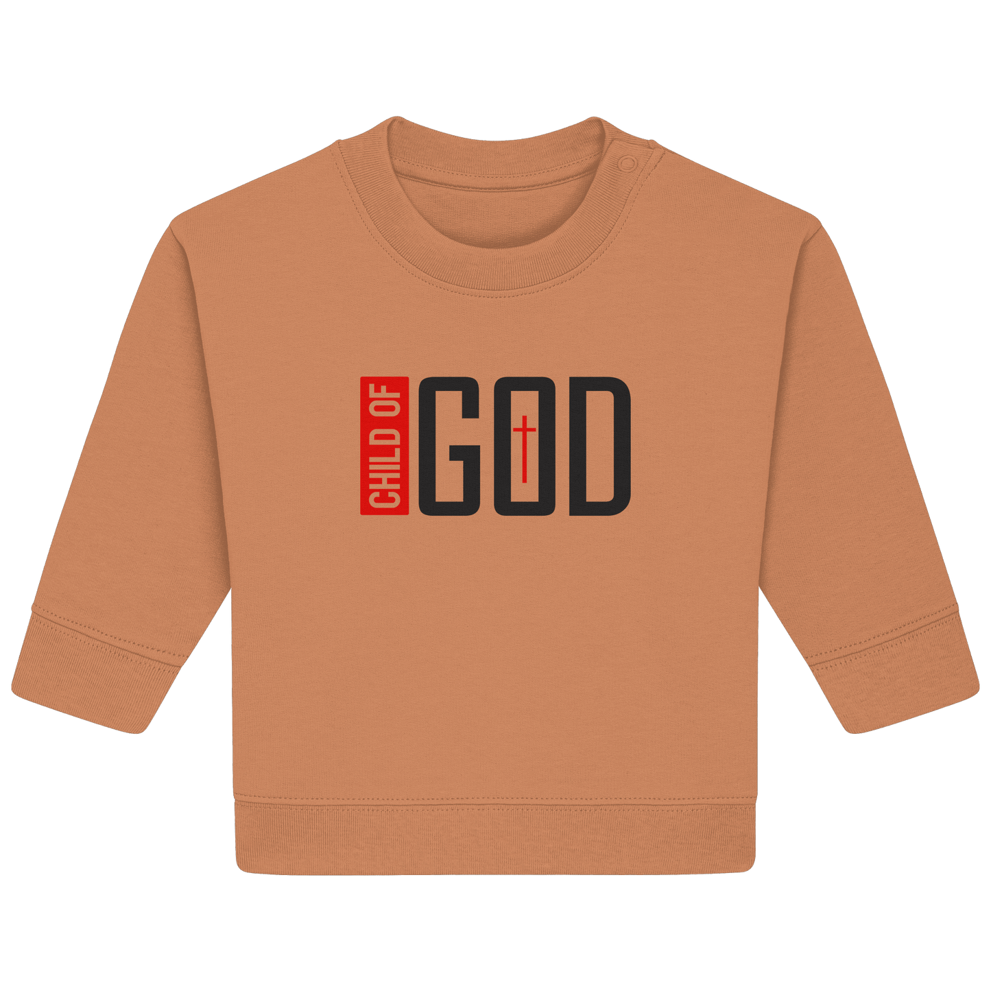 Child of God – Deine Identität in Christus | Christliche Kleidung - Baby Organic Sweatshirt