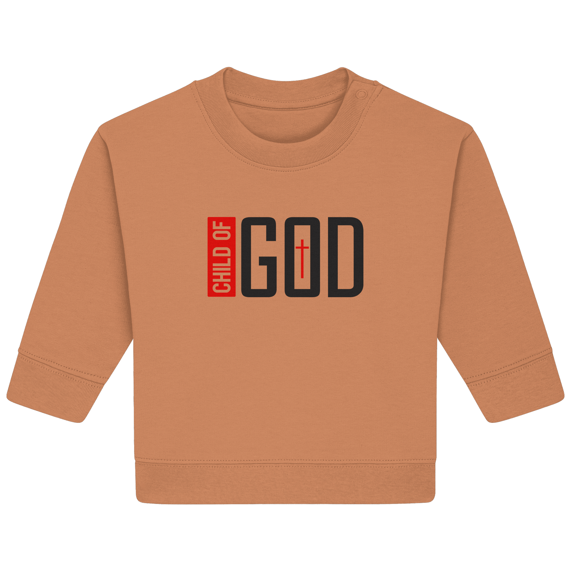 Child of God – Deine Identität in Christus | Christliche Kleidung - Baby Organic Sweatshirt
