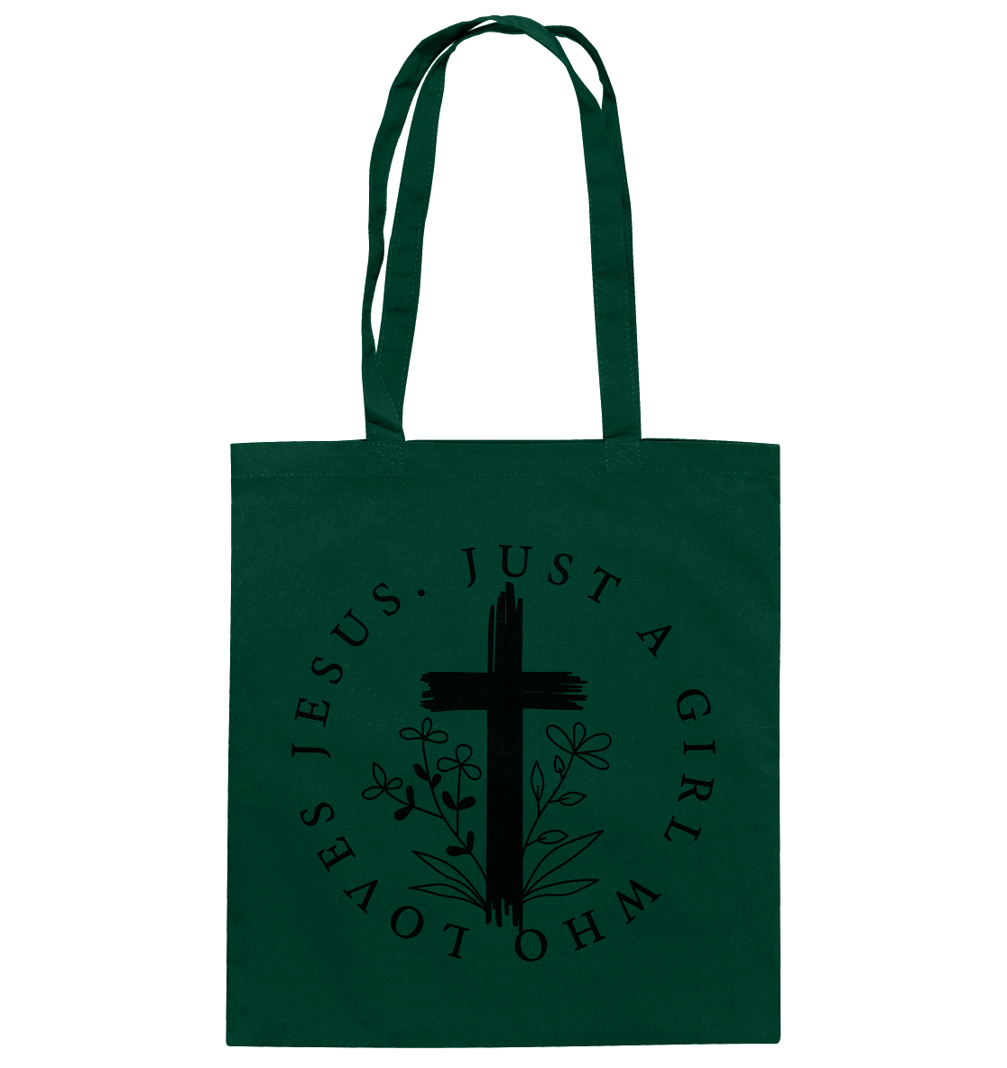 Just a girl who loves Jesus - Baumwolltasche