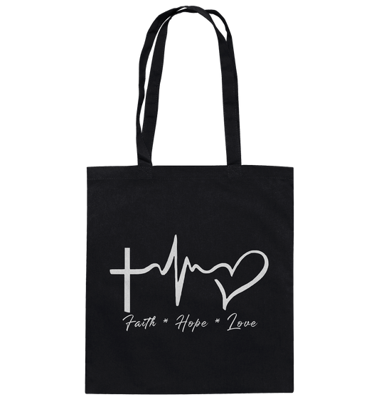 Faith * Hope * Love - Baumwolltasche