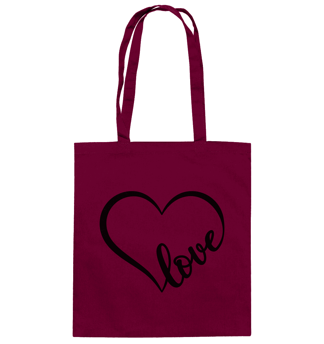 Love in Every Line - Baumwolltasche