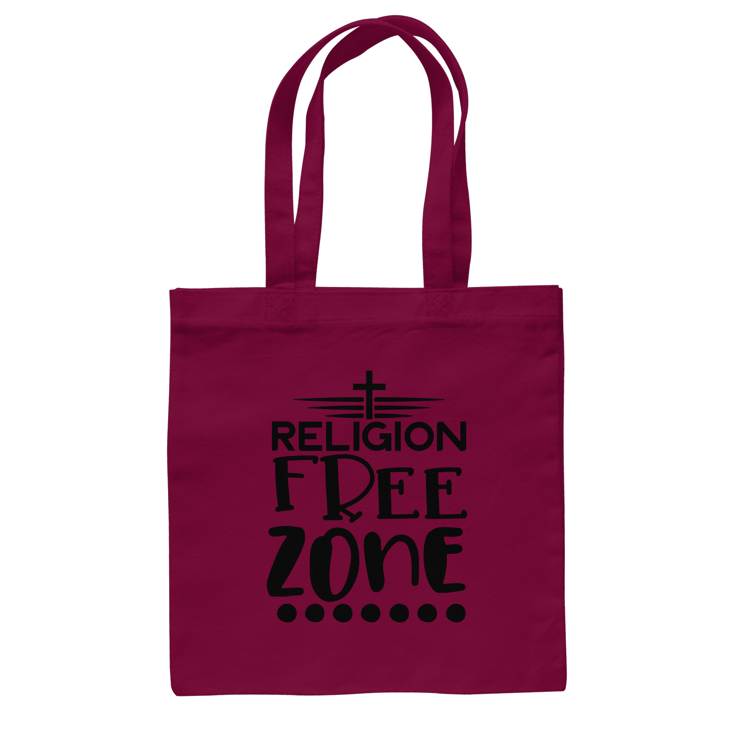 Religion Free Zone | Christliche Kleidung & Geschenke mit Botschaft - Baumwolltasche